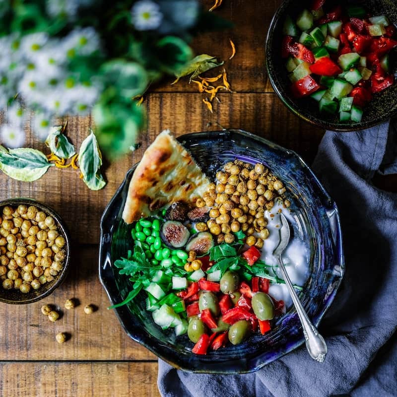 Photo of beatifully arrenged food
